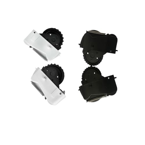 Kompatibel Mit 360, S6 Roboter-Staubsauger-Zubehör, Ersatzmotor, Linkes Und Rechtes Laufrad, Ersatzteile(Black plus white) von NUIXQKMRR