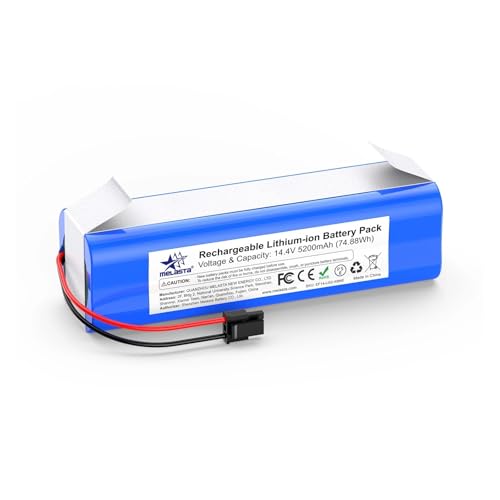 Melasta Ersatzakku 14,4 V 5200 MAh Li-Ionen-Akkus, Kompatibel Mit Staubsaugern Der Eufy RoboVac-X8-Serie Melasta Ersatzakku 14,4 V 5200 MAh Li-Ionen-Akkus, Kompatibel Mit Staubsaugern Der Eufy RoboVac-X8-Serie von NUIXQKMRR