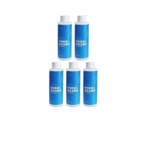 Reinigungsflüssigkeit, Kompatibel Mit Deebot, Liquid T20 N9 + T10 OMNI/T10 TURBO/X1 OMNI/X1 TURBO X2/X2 Pro T20 Bodenreinigungsflüssigkeit(5pcs) von NUIXQKMRR