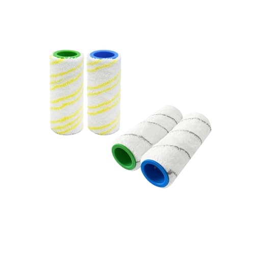Rollen, Kompatibel Mit Karcher, FC3 FC3D FC5 FC5D FC7, Ersatz-Mikrofaser-Rollbürstenleiste For Elektrische Bodenreiniger(D) von NUIXQKMRR