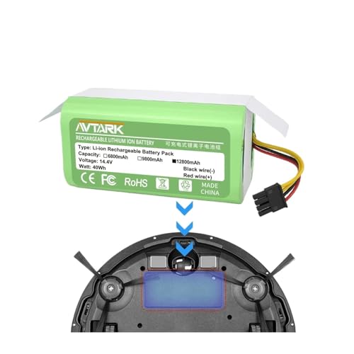 Staubsauger-Akku, Kompatibel Mit Cecotec Conga, 1290 1390 1490 1590, Ersatz-Roboter-Staubsauger-Akku(2600mAh) von NUIXQKMRR