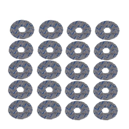 Teile For Wischpads, Kompatibel Mit Deebot, X1 OMNI/TURBO T10 TURBO Staubsauger, Waschbare Wischlappen, Ersatzzubehör For Wischtücher(20PCS) von NUIXQKMRR