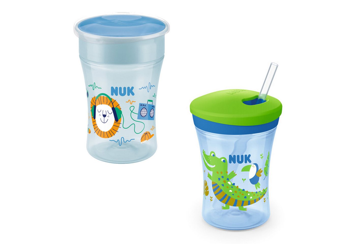 NUK Babyflasche NUK Action Cup 230ml und Magic Cup, 230 ml NUK Babyflasche NUK Action Cup 230ml und Magic Cup, 230 ml von NUK