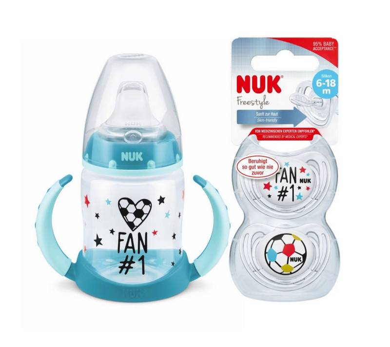 NUK Babyflasche NUK BabySchnuller 6-18 M+Trinklernflasche+Schnullerkette Vorteilset NUK Babyflasche NUK BabySchnuller 6-18 M+Trinklernflasche+Schnullerkette Vorteilset von NUK