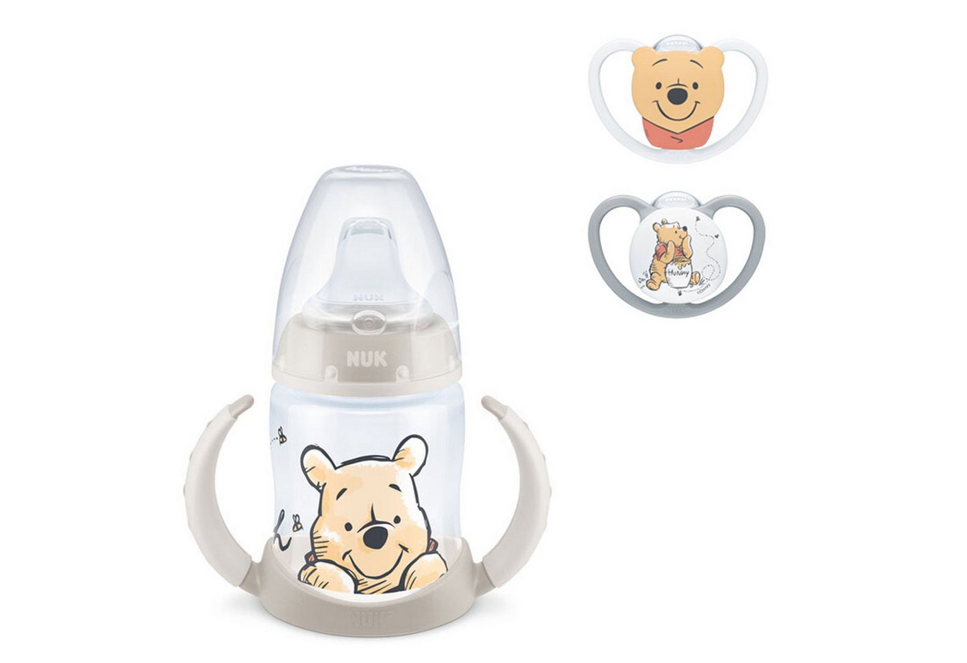 NUK Babyflasche NUK Disney Babytrinklernflasche 150 ml + Space Babyschnuller NUK Babyflasche NUK Disney Babytrinklernflasche 150 ml + Space Babyschnuller von NUK