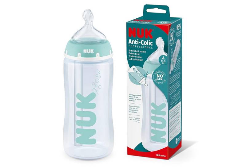 NUK Babyflasche NUK First Choice+ Anti-Colic Flasche 300ml – BPA-frei, Anti-Kolik NUK Babyflasche NUK First Choice+ Anti-Colic Flasche 300ml – BPA-frei, Anti-Kolik von NUK