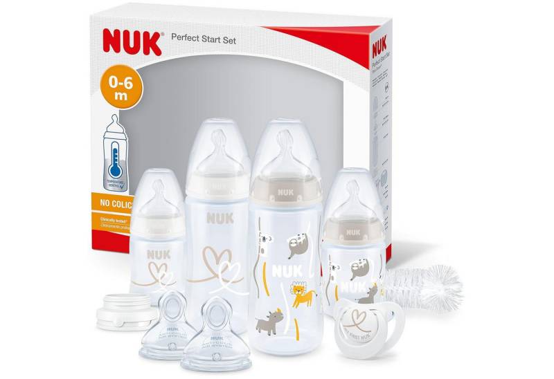 NUK Babyflasche NUK First Choice+ Perfect Start Set – Weiß, Voll ausgestattet NUK Babyflasche NUK First Choice+ Perfect Start Set – Weiß, Voll ausgestattet von NUK