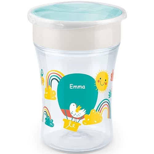 NUK Magic Cup Trinklernbecher mit persönlicher Gravur, auslaufsicherer 360°-Trinkrand, 8+ Monate, 230 ml, mint NUK Magic Cup Trinklernbecher mit persönlicher Gravur, auslaufsicherer 360°-Trinkrand, 8+ Monate, 230 ml, mint von NUK