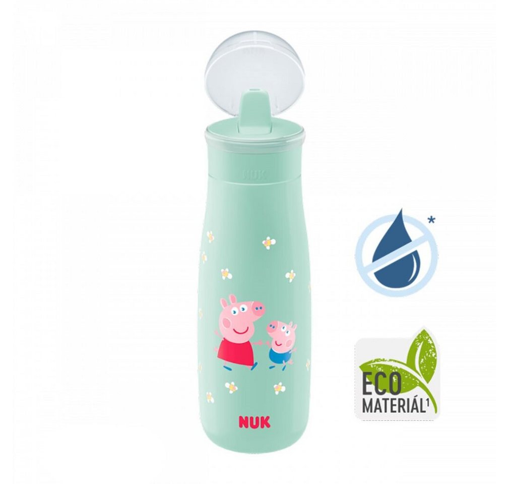NUK Trinkflasche Mini-Me Trinkflaschen Peppa Pig 450ml, grün NUK Trinkflasche Mini-Me Trinkflaschen Peppa Pig 450ml, grün von NUK