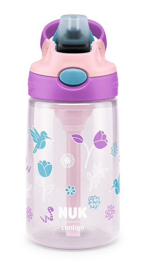 NUK Trinkflasche NUK Contigo Straw Cup 420ml – Strohhalm, Tulpen Motiv, BPA-frei NUK Trinkflasche NUK Contigo Straw Cup 420ml – Strohhalm, Tulpen Motiv, BPA-frei von NUK