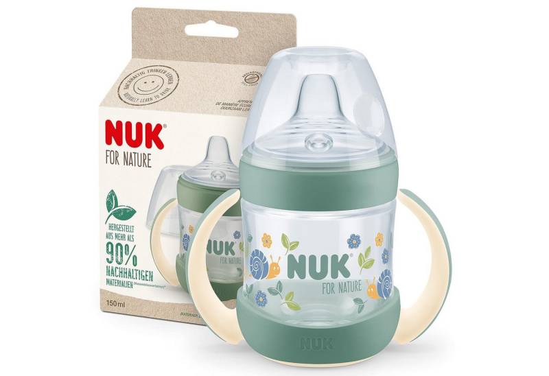 NUK Trinkflasche NUK For Nature Trinklernflasche – umweltfreundlich, Grün NUK Trinkflasche NUK For Nature Trinklernflasche – umweltfreundlich, Grün von NUK