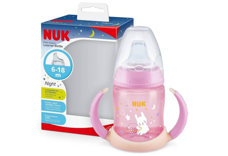 NUK Trinkflasche NUK Trinklernflasche 150ml – Glow in the Dark Hase NUK Trinkflasche NUK Trinklernflasche 150ml – Glow in the Dark Hase von NUK