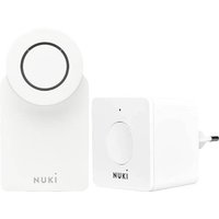 NUKI 220640+220649 Türschlossantrieb plus Bridge SMARTLOCK 3.0 + Bridge white von NUKI