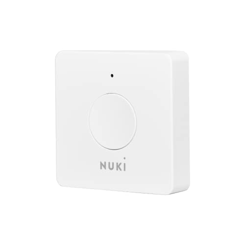Nuki Opener, elektronisches Türschloss für Mehrfamilienhäuser, steuert den Türöffner der Gegensprechanlage mit dem Smartphone, elektrischer Türöffner, Nuki WLAN Bridge erforderlich, Nuki Smart Home von NUKI