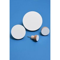 Nuki Circle Knauf Oder Knauf. Gehäkeltes Wandbild. Wandhaken. Gancio Da Parete. Gancho De Pared. Silber. Vægkrog. Vegkrok von NUKISHOP