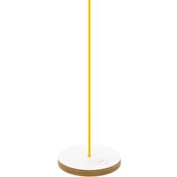 Nuki Circle Swing in Weiß Mit Gelben Seil. Schaukel Für Kinder. Balançoire Altalena Columpio von NUKISHOP