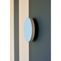 Nuki Circle Wandhaken Oder Schubladenknopf - Blaue Farbe. Gehäkeltes Wandbild. Wandhaken. Gancio Da Parete. Gancho De Pared. Silber. Vægkrog. Vegkrok von NUKISHOP