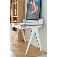 Nuki First Plus Desk White Mit Schubladen Aus Birkensperrholz Hochwertigstem Weißem Laminat von NUKISHOP