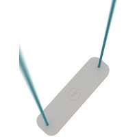 Nuki Rectangle Swing Grau Mit Smaragdgrünem Seil. Schaukel Für Kinder. Balançoire Enfants. Altalena Columpio von NUKISHOP
