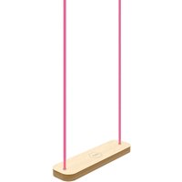 Nuki Rectangle Swing Natürliche Birke Mit Rosa Seil. Schaukel Für Kinder. Balançoire Enfants. Altalena von NUKISHOP
