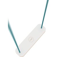 Nuki Rectangle Swing Weiß Mit Smaragdgrünem Seil. Schaukel Für Kinder. Balançoire Enfants. Altalena Columpio von NUKISHOP