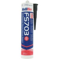 Brandschutzspachtel FS703 NULLFIRE schwarz 310ml x5 von NULLIFIRE