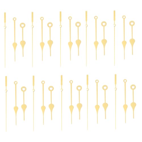 NULYLU 10 Sätze Teiliges Uhrzeiger Set Langlebig Rostfrei Leicht zu Montieren Geeignet für DIY Uhrenbau und Reparatur Ersatz Uhrzeiger für Wand und Tischuhren NULYLU 10 Sätze Teiliges Uhrzeiger Set Langlebig Rostfrei Leicht zu Montieren Geeignet für DIY Uhrenbau und Reparatur Ersatz Uhrzeiger für Wand und Tischuhren von NULYLU