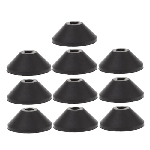 NULYLU 10 Stück Teiliges Konische Gummidichtungen für Wc sitz Schrauben Wasserdichte Dichtscheiben für Toiletten spülkasten Langlebige Gummipuffer für Tankverschraubungen Reparaturringe von NULYLU