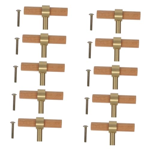 NULYLU 10 Stück Teiliges Natürliche Holz metall Schrankgriffe Einzelne Bohrung Robuste Möbelgriffe für Küchen Kleiderschränke Minimalistisches Design Langlebig Warmes Gefühl NULYLU 10 Stück Teiliges Natürliche Holz metall Schrankgriffe Einzelne Bohrung Robuste Möbelgriffe für Küchen Kleiderschränke Minimalistisches Design Langlebig Warmes Gefühl von NULYLU