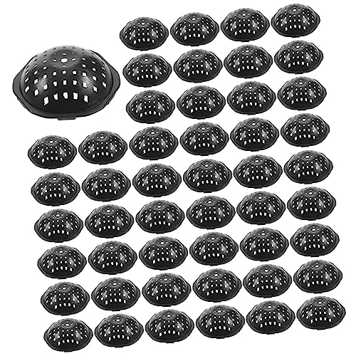 NULYLU 100 Stücke Lochmatte für Blumentöpfe Drainage Mesh Pad Atmungsaktive Bodennetzmatte für Bonsai Töpfe Verhindert Wurzelbildung für Effektive Entwässerung von NULYLU