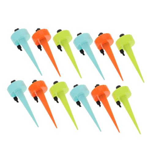 NULYLU 12 Stück Automatischer Bewässerungsstab mit Einstellbarer Tropfgeschwindigkeit Langsame Selbstbewässerung für Topfpflanzen Praktisches Bewässerungssystem für Garten und Urlaub von NULYLU