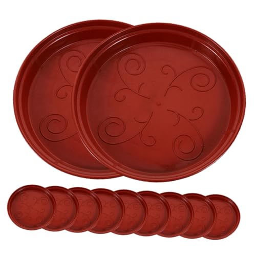 NULYLU 12 Stück Pflanzuntersetzer Rund Robuste Tropfschalen für Zimmerpflanzen Wasserauffangschalen für Pflanzentöpfe NULYLU 12 Stück Pflanzuntersetzer Rund Robuste Tropfschalen für Zimmerpflanzen Wasserauffangschalen für Pflanzentöpfe von NULYLU