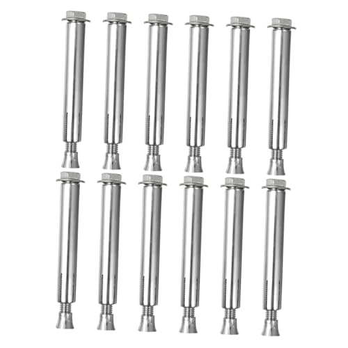 NULYLU 12 Stück Vibration Resistente Erdnägel für Geschwindigkeitsdämpfer Robuste für Stark Frequentierte Bereiche und Betonsurfaces NULYLU 12 Stück Vibration Resistente Erdnägel für Geschwindigkeitsdämpfer Robuste für Stark Frequentierte Bereiche und Betonsurfaces von NULYLU