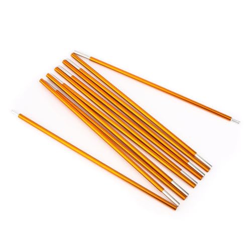 NULYLU 2 STÜCK Zeltstangen Ersatzkit Teilig für Doppelzelt Abschnitte Aluminium Leicht und Kompakt für Camping und Outdoor Aktivitäten von NULYLU