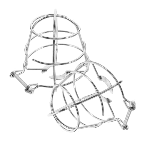 NULYLU 2 Stück Feuer sprinklerkopf Schutzabdeckung Schraubtyp Robustem Eisen Vandalismussicherer Sprinklerkopfschutz für Aufrechte Hängende und Seitenwand Sprinkler Einfache Installation von NULYLU