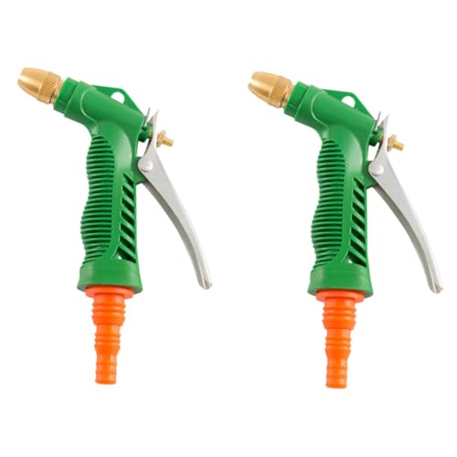 NULYLU 2 Stück Hochdruck Wasserpistole für Auto und Gartenbewässerung Verstellbare Spritzdüse Leicht und Tragbar zum Reinigen von Gehwegen für Haustiere von NULYLU