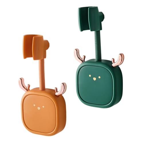 NULYLU 2 Stück Teiliges Duschkopfhalterung ohne Bohren Verstellbare Halter für Badezimmer Rostfreie Wasserdichte Fixierbasis Kompatibel mit Standard Duschköpfen Einfache Montage Fliesen NULYLU 2 Stück Teiliges Duschkopfhalterung ohne Bohren Verstellbare Halter für Badezimmer Rostfreie Wasserdichte Fixierbasis Kompatibel mit Standard Duschköpfen Einfache Montage Fliesen von NULYLU