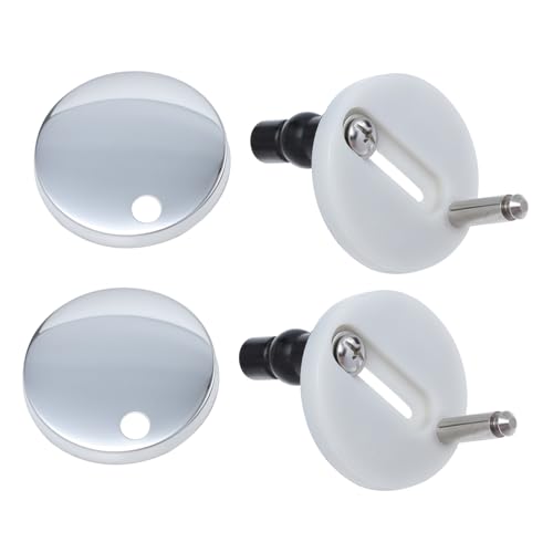 NULYLU 2 Stück Toilettensitz Befestigungsschrauben mit Robusten Scharnierpads Einfache Montage Langlebige Wc Sitz Ersatzteile Kompatibel für Toilettendeckel Reparatur Teiliges von NULYLU