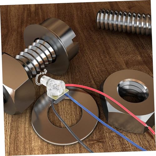 NULYLU 2 Stück Zugschalter für Deckenventilator Halbtransparenter Zugkettenschalter Ersatz für Deckenleuchte Wandlampe Einfach zu Ersetzen Langlebig Vielseitig für Zuhause und Hotel von NULYLU