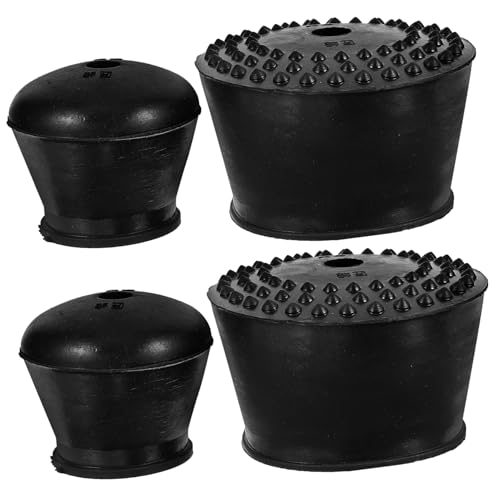 NULYLU 4 Stück Leiterfußschoner Rutschfeste Gummi abdeckungen für Leitern Stoßdämpfende Schutzkappen Stabiler Bodenschutz Langlebige Rutschfeste Leiterfußpolster für Aluleitern NULYLU 4 Stück Leiterfußschoner Rutschfeste Gummi abdeckungen für Leitern Stoßdämpfende Schutzkappen Stabiler Bodenschutz Langlebige Rutschfeste Leiterfußpolster für Aluleitern von NULYLU