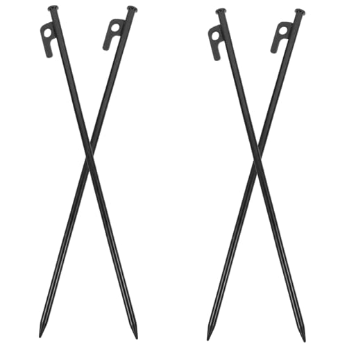 NULYLU 4 Stück Teiliges Stahl Zeltpflöcke Extra Lang Robuste Camping Heringe für Harte Böden Windfeste Metall Zeltnägel für Zelt Baldachin und Outdoor Nutzung NULYLU 4 Stück Teiliges Stahl Zeltpflöcke Extra Lang Robuste Camping Heringe für Harte Böden Windfeste Metall Zeltnägel für Zelt Baldachin und Outdoor Nutzung von NULYLU
