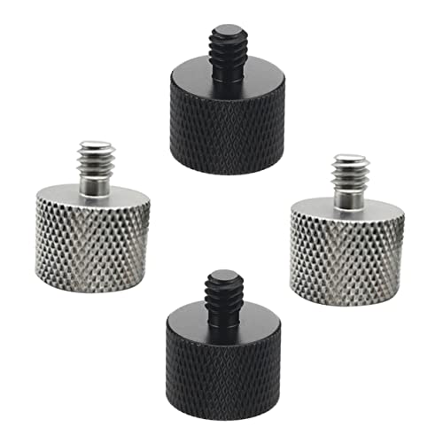 NULYLU 4Stücke Mikrofon Adapter Kompakter Stativadapter für Mikrofonständer Kameramonitore Camcorder und Projektoren Leicht und Tragbar von NULYLU