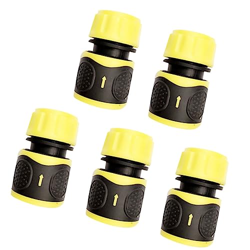 NULYLU 5 Stück Teiliges Wasserrohrverbinder mit Dichtung für Sprühdüsenanschluss Garten Bewässerung Schnellkupplung Langlebig und Installieren von NULYLU