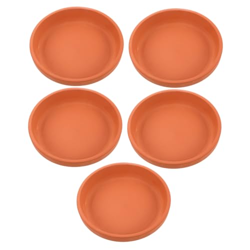 NULYLU 5-teiliger Runder Pflanzenuntersetzer: Tropfschale Terrakotta, Blumentopfplatte, Langlebiger Wasserauffangbehälter, Pflanzgefäßsockel Ton Mit Abflussloch Für Pflanzen Im NULYLU 5-teiliger Runder Pflanzenuntersetzer: Tropfschale Terrakotta, Blumentopfplatte, Langlebiger Wasserauffangbehälter, Pflanzgefäßsockel Ton Mit Abflussloch Für Pflanzen Im von NULYLU