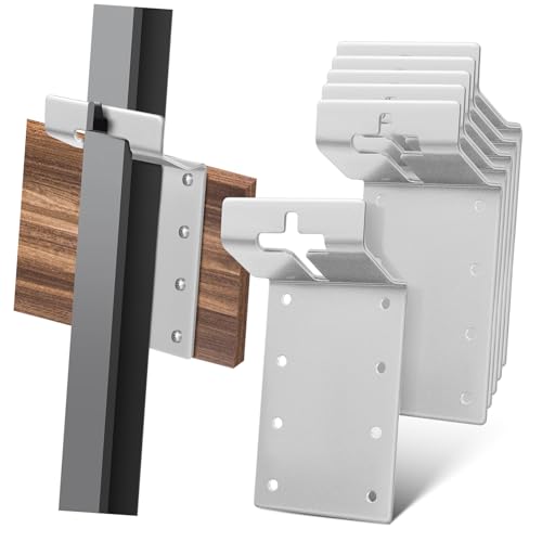 NULYLU 6 Stück Robuste Pfostenmontage für Holz und Metallzäune Einfache Installation und Langlebiges Design zur Stabilisierung von Gartenprojekten von NULYLU