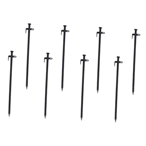 NULYLU 8 Stück Teiliges Stahl Zeltheringe Extra Lang mit Großem Kopf für Festen Halt in Hartem Boden Sand Schnee Robuste Bodenanker für Zelt Camping Outdoor Langlebige und Platzsparende NULYLU 8 Stück Teiliges Stahl Zeltheringe Extra Lang mit Großem Kopf für Festen Halt in Hartem Boden Sand Schnee Robuste Bodenanker für Zelt Camping Outdoor Langlebige und Platzsparende von NULYLU