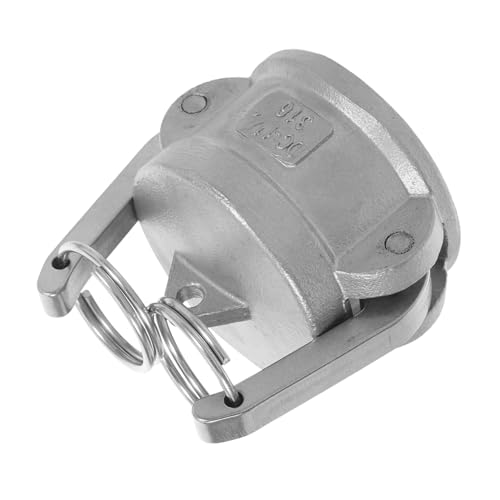 NULYLU Edelstahl Camlock Schnellkupplung Dc Verschlusskappe für Öltank Lkw Nockenarmatur Robuste Leichte Staubschutz-endkappe für Vielseitige Schlauchanschlüsse NULYLU Edelstahl Camlock Schnellkupplung Dc Verschlusskappe für Öltank Lkw Nockenarmatur Robuste Leichte Staubschutz-endkappe für Vielseitige Schlauchanschlüsse von NULYLU