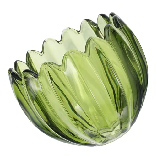 NULYLU Grüner Kürbis Glas Lampenschirm Handgefertigter Dekorativer Glas Lampenschirm für Pendelleuchte Tischlampe Wohnzimmer Schlafzimmer Flur Badezimmer Öffnung von NULYLU