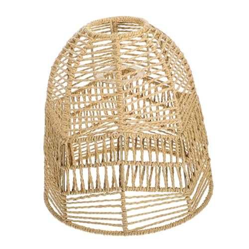 NULYLU Imitation Rattan Lampenschirm für Hängelampe Vintage Design Leicht Bruchsicher Installieren für Restaurant und Zuhause Dekoratives Accessoire für NULYLU Imitation Rattan Lampenschirm für Hängelampe Vintage Design Leicht Bruchsicher Installieren für Restaurant und Zuhause Dekoratives Accessoire für von NULYLU