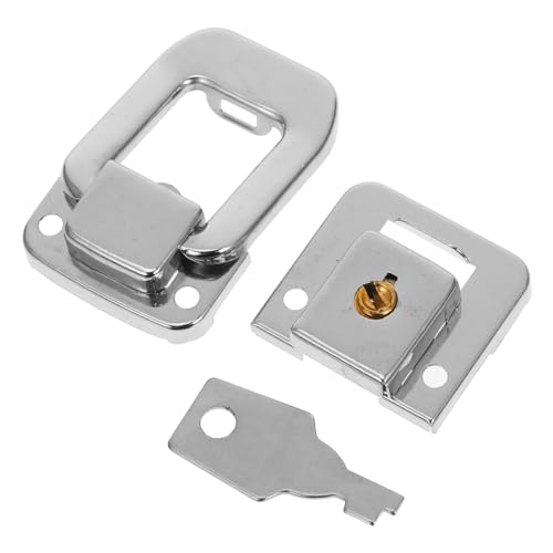 NULYLU Kompakter Hasp für Koffer mit Robustem Toggle Verschluss Vielseitig Einsetzbar für Reisetaschen und Schmuckboxen Modernes Design Einfach zu Bedienen Dekorativer Kofferschloss von NULYLU